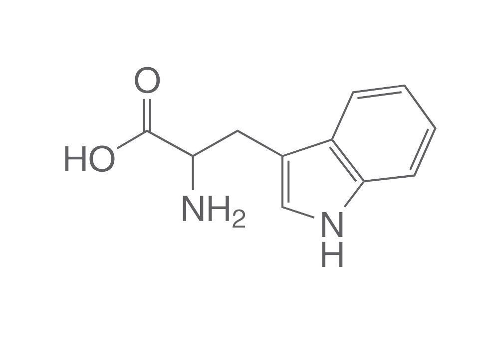 DL-Tryptophan, min. 98%, for biochemistry, 100 g, plastic packaging.