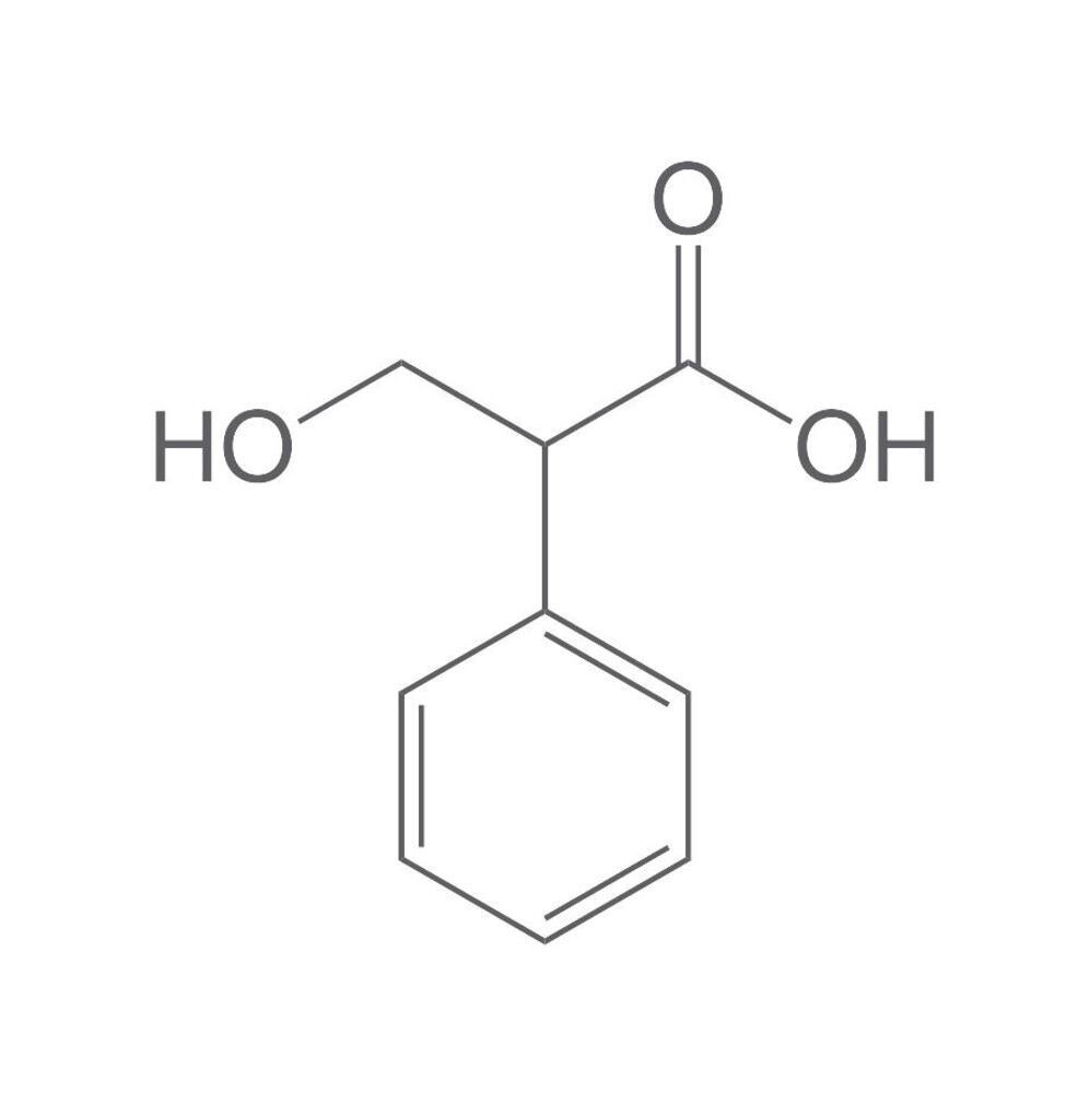 DL-Tropic acid, min. 97%, for biochemistry, 25 g, plastic packaging.