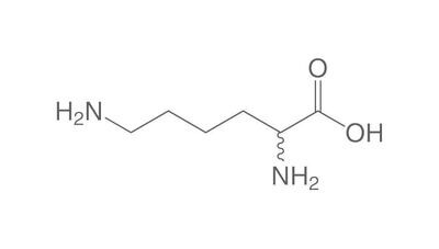 Clorhidrato de DL-lisina min 98% para bioquímica 1g envase de vidrio