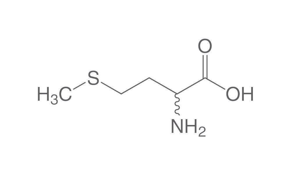 DL-Methionine, min. 99%, for biochemistry, 500 g, plastic packaging.