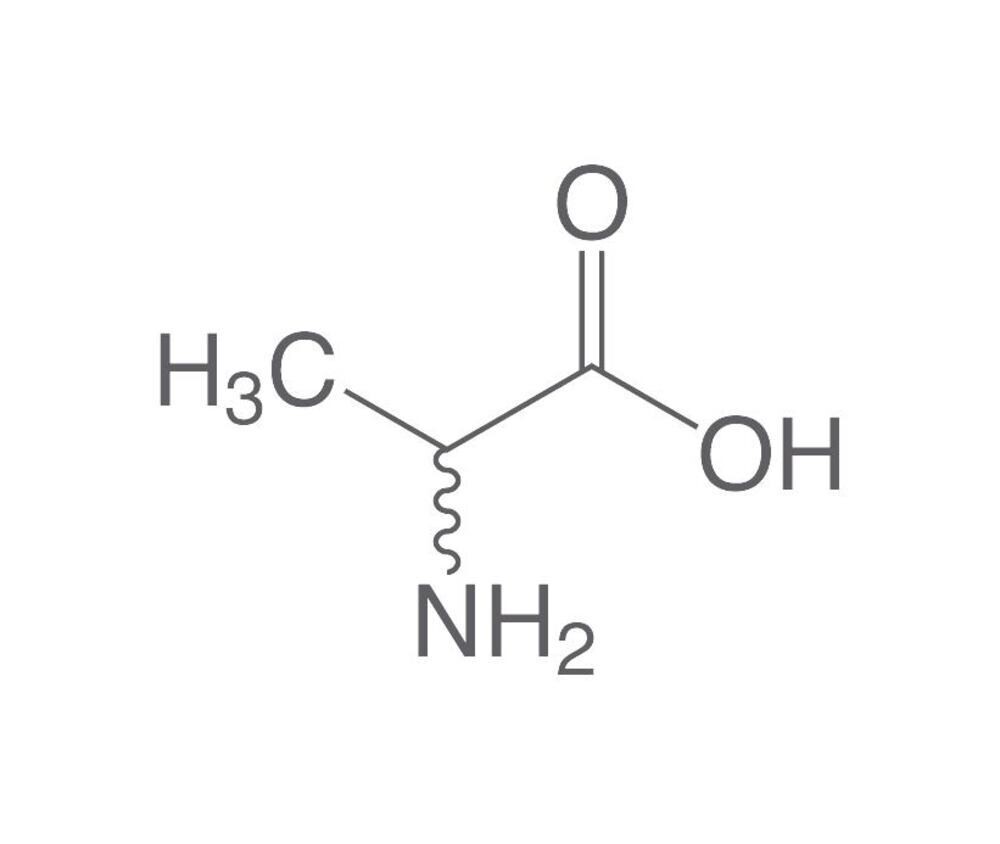 DL-Alanine, min. 98.5%, for biochemistry, 250 g, plastic packaging.