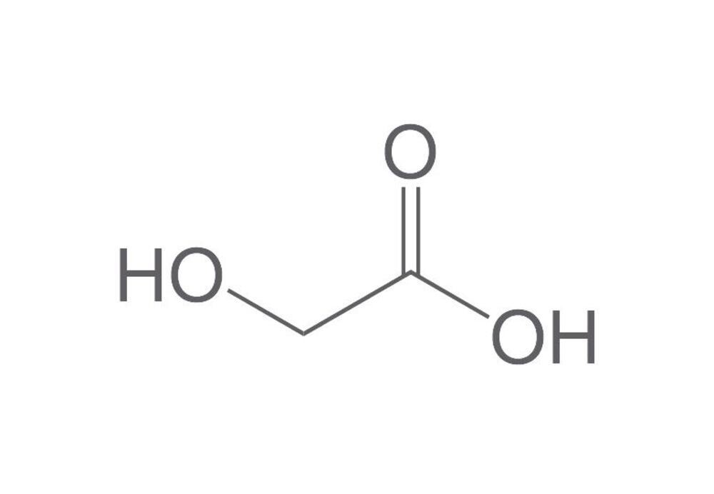 Glycolic acid, 70% in water, 250 ml, plastic packaging.