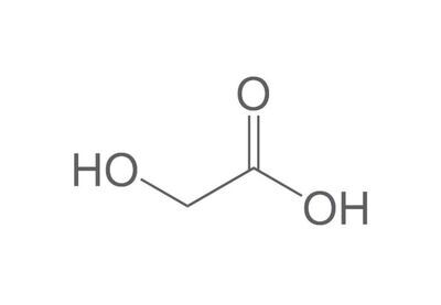 Glycolic acid, 70% in water, 250 ml, plastic packaging.