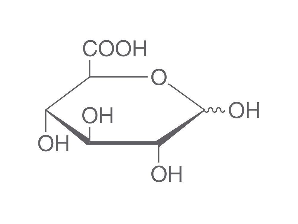 D-glucuronic acid, min 98%, for biochemistry, 25 g, glass packaging