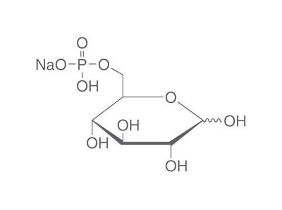 D-glucose-6-phosphate monosodium salt, min. 97%, for biochemistry, 5 g, plastic packaging.