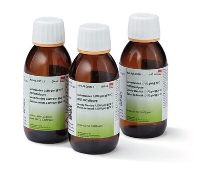 Standard di densità, ROTI®Calipure, 0,8668 g/ml (20 °C), 100 ml, confezione in vetro