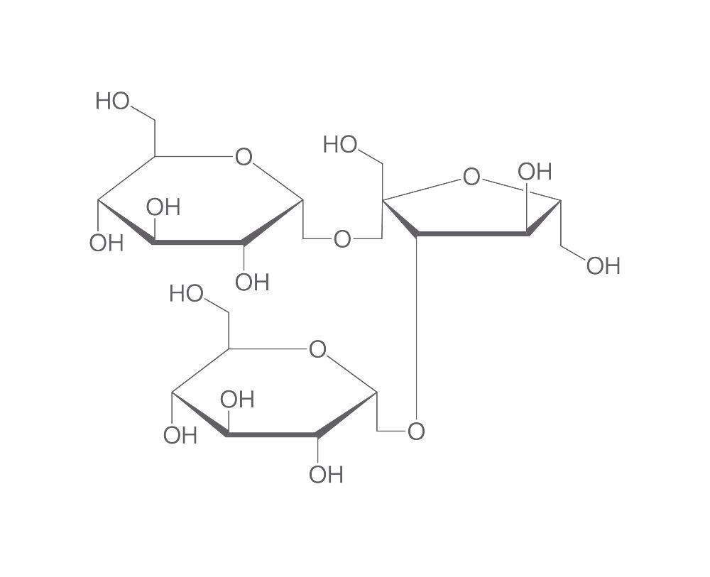 D(+)-melezitose monohydrate, min. 99%, for biochemistry, 100 g, plastic packaging.