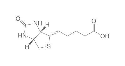 D(+)-biotina, min 98,5%, Ph.Eur., per biochimica, 5 g, confezione in vetro