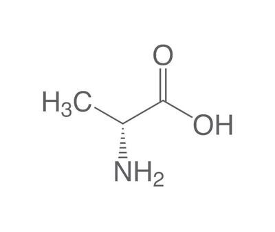 D-Alanin, min. 98 %, für die Biochemie, 25 g, kunststoffverpackung.