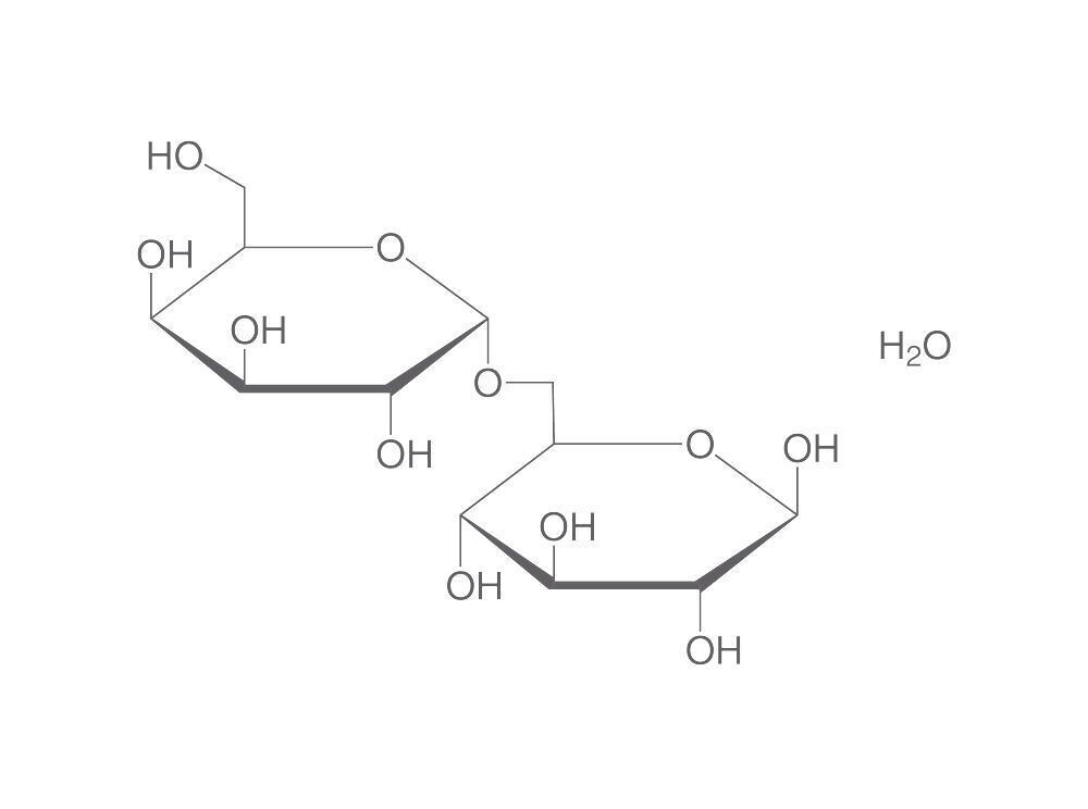 D(+)-melibiose monohydrate, min. 99%, for biochemistry, 50 g, plastic packaging.