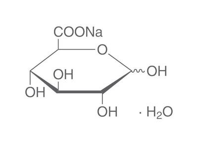 D-glucuronic acid sodium salt monohydrate, min. 99%, for biochemistry, 25 g, glass packaging