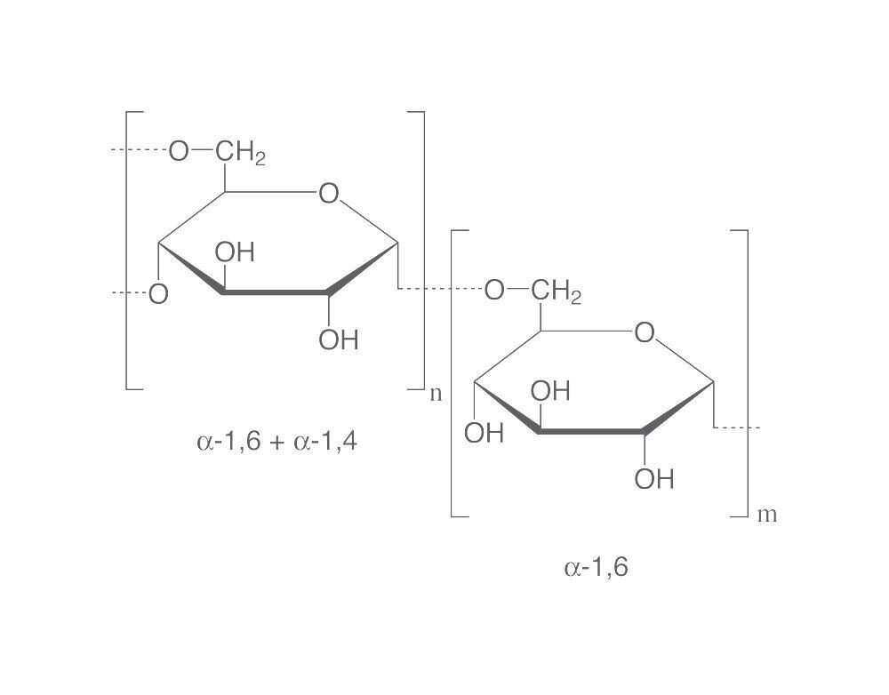 Dextran 20, pour la biochimie, 500 g, emballage plastique.