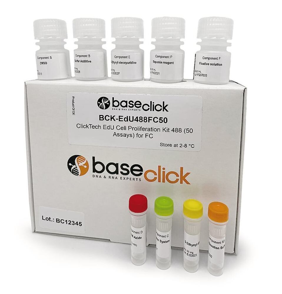 ClickTech EdU Cell Proliferation Kit 647, For 100 assays., For flow cytometry