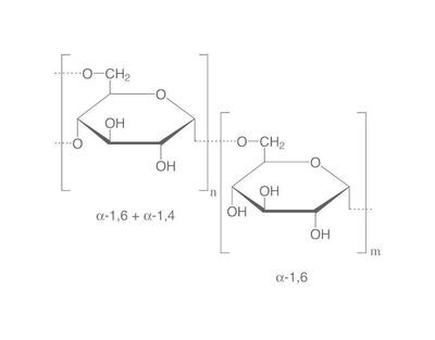 Dextran 250, for biochemistry, 10 g, plastic packaging.