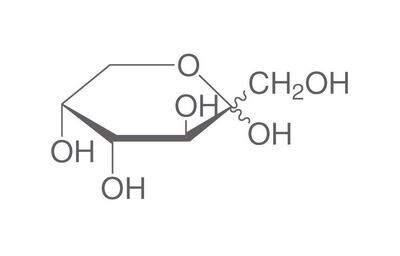 D(-)-Fructosa, mínimo 99,5 %, para bioquímica, 500 g, envase de plástico.
