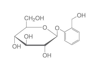 D(-)-Salicin, ROTICHROM® CHR, 5 g, plastic packaging.