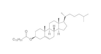 Palmitate de cholestérol, min 95 %, pur, 5 g, emballage plastique.
