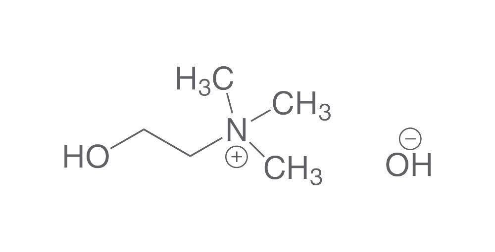 Choline Hydroxide 48-50% in Water 250ml Glass Pack