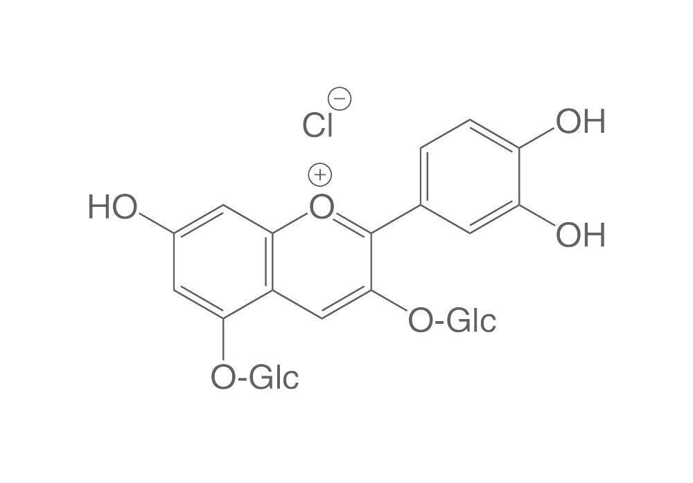 Cyanine Chloride, ROTICHROM® TLC, 25 mg, glass packaging