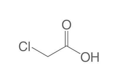 Chloroacetic acid, &gt;=99.5%, pa, 2.5 kg, plastic packaging.