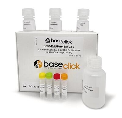 ClickTech EdU Kit 488 Sensitive, pour cytométrie en flux, 1 kit, carton