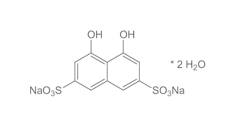 Chromotropic acid disodium salt dihydrate, min. 98.5%, pa, ACS, 10 g, glass packaging