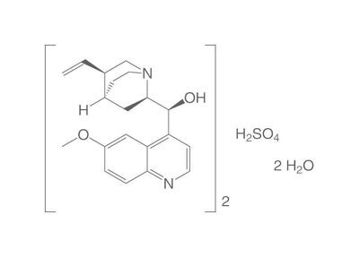 Quinidine sulphate dihydrate, min. 99%, 10 g, glass packaging