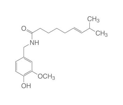 Capsaicina, ROTICHROM® CHR, 100 mg, envase de vidrio