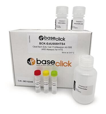ClickTech EdU Cell Proliferation Kit 555, Pour 4 essais sur plaque de 96 puits.