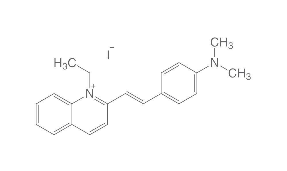 Quinaldine red, pure, 10 g, glass packaging