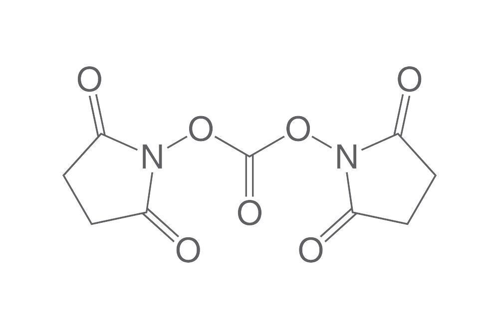 N,N&#39;-Disuccinimidylcarbonat, PEPTIPURE®, min. 99 %, 100 g, Glasverpackung