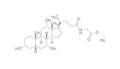 Sodium glycocholate min 98% for biochemistry 1g glass pack