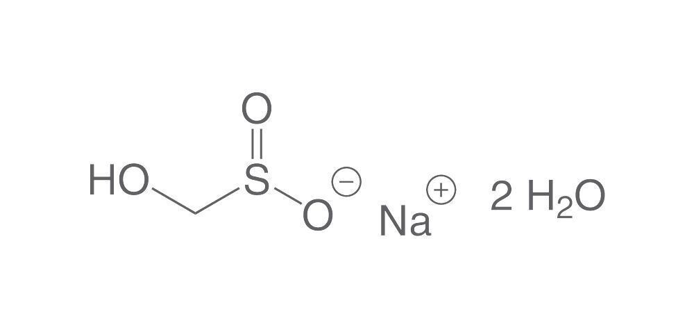 Sodium formaldehyde sulfoxylate dihydrate, &gt;98%, for synthesis, 1 kg, plastic packaging.