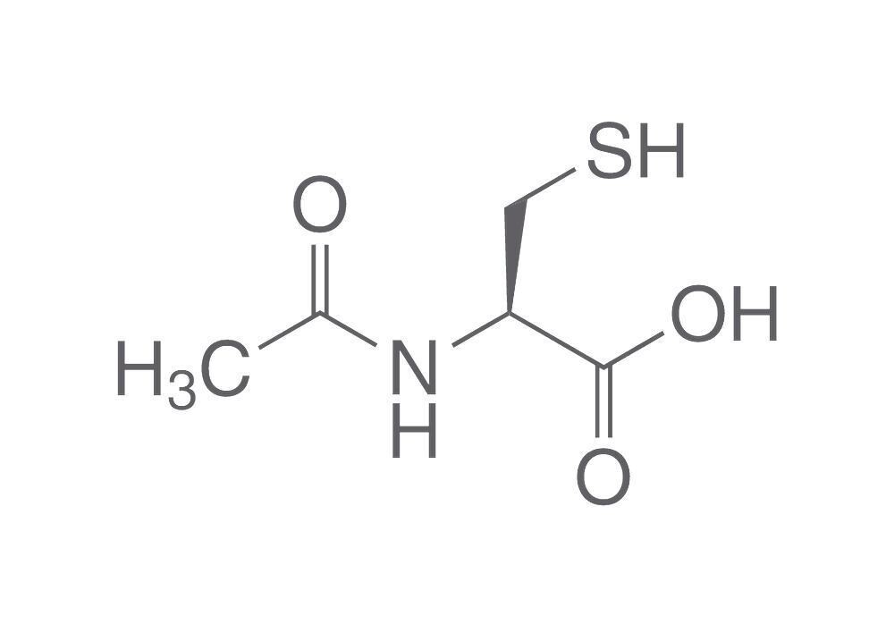N-Acetyl-L-Cysteine Min 98% For Biochemistry 100g Glass Packaging