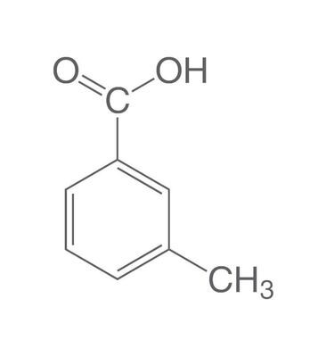 Ácido m-toluico, 98%, para síntesis, 2,5 kg, envase plástico.