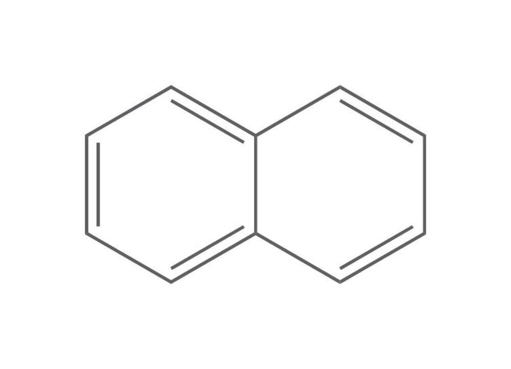 Naphthalene, min. 99%, for synthesis, 100 g, plastic packaging.