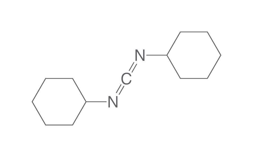 N,N-Dicyclohexylcarbodiimide (DCC), 1 kg, &gt;=98%, glass packaging