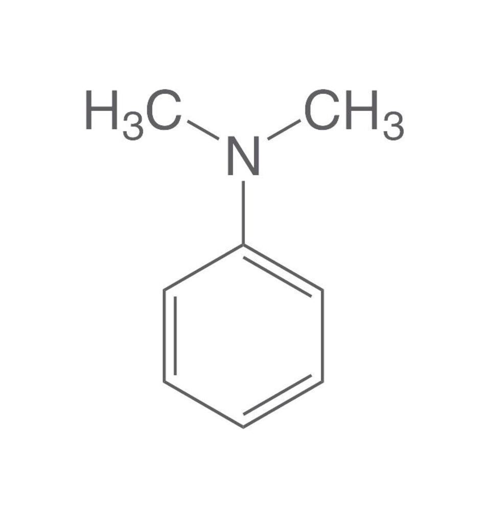 N,N-dimethylaniline, >=99%, for synthesis, 250 ml, glass packaging