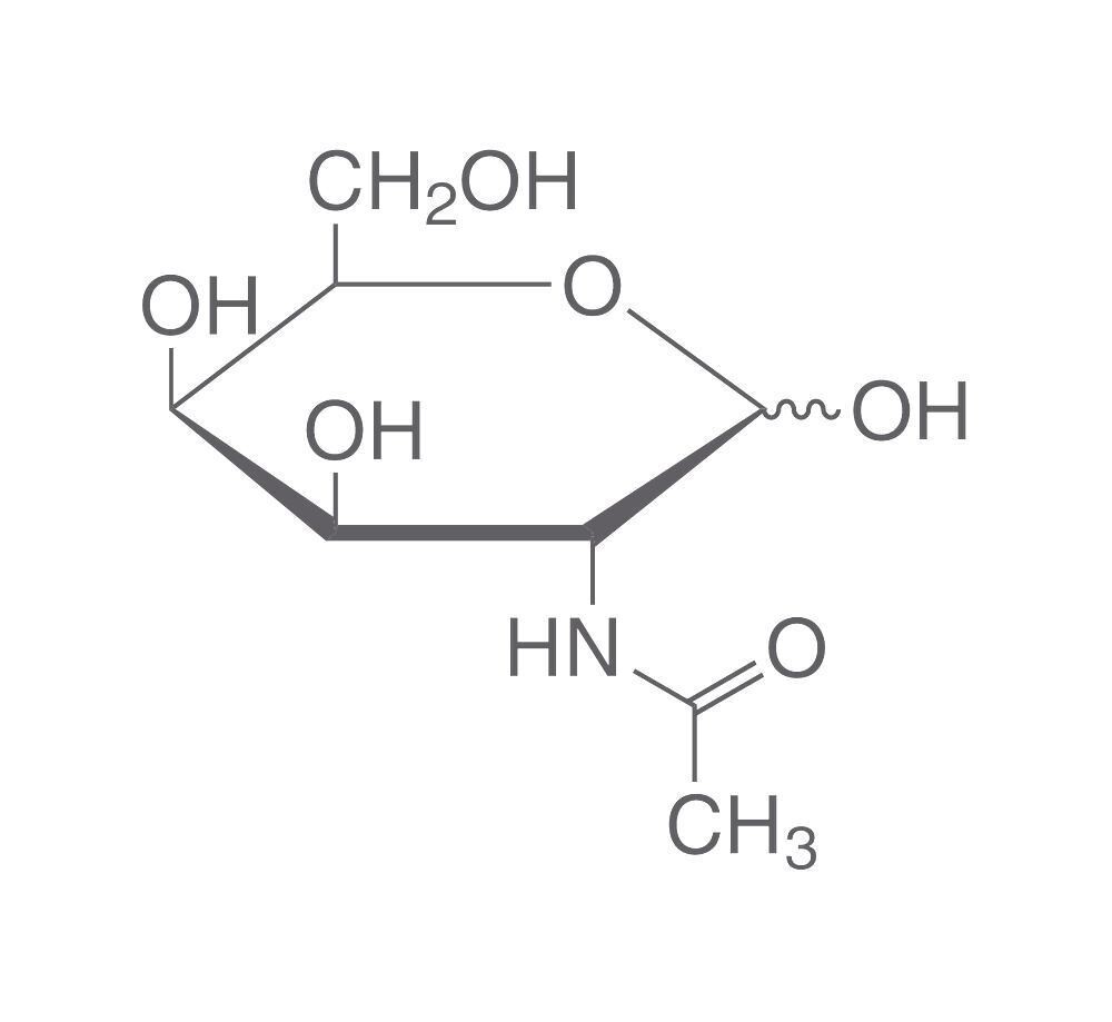N-Acetyl-D-galactosamine, min. 99%, for biochemistry, 250 mg, glass packaging