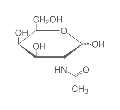 N-Acetyl-D-galactosamine, min. 99%, for biochemistry, 250 mg, glass packaging
