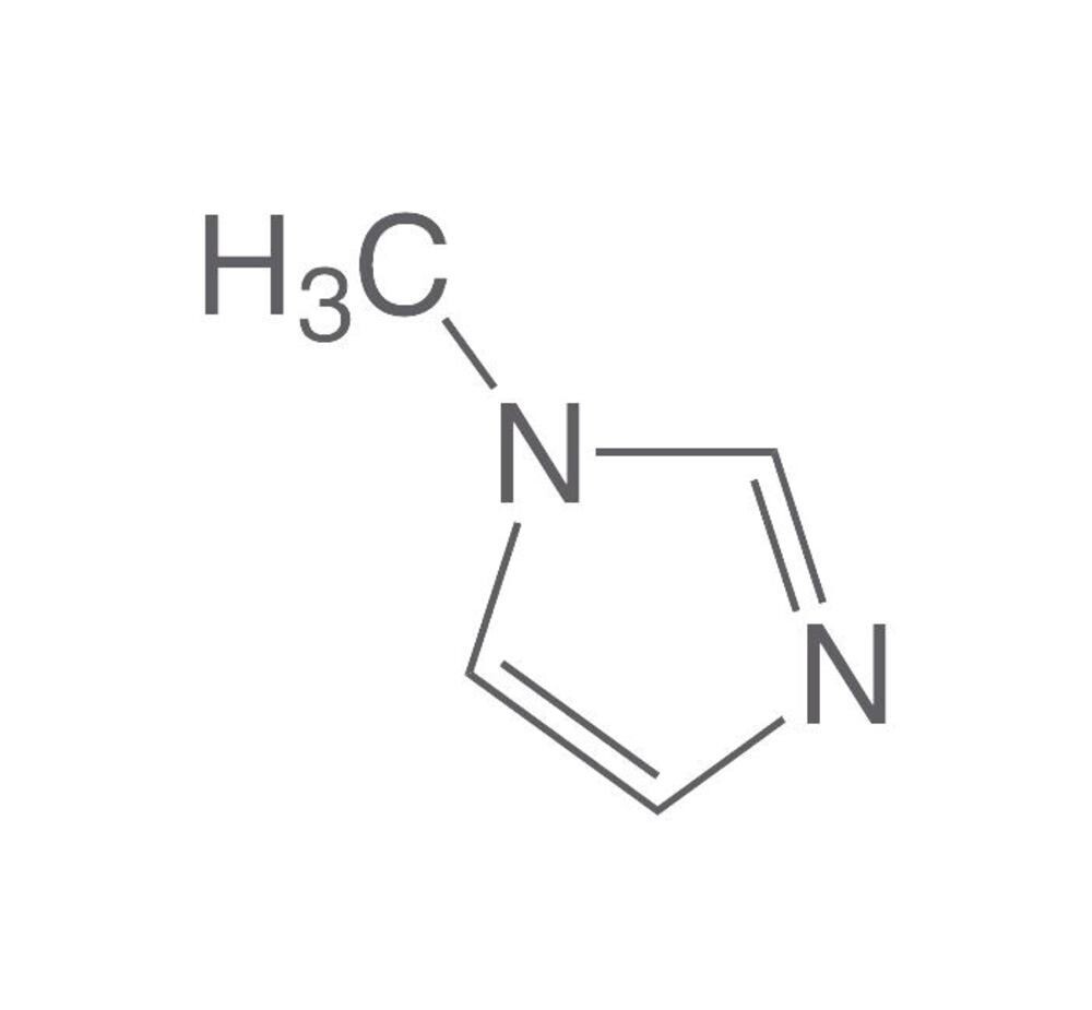 Methylimidazole, min 99%, for synthesis, 1L, glass packaging