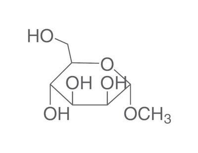 Metil-alfa-D-mannopiranoside, &gt;=99%, per biochimica, 250 g, confezione in plastica.