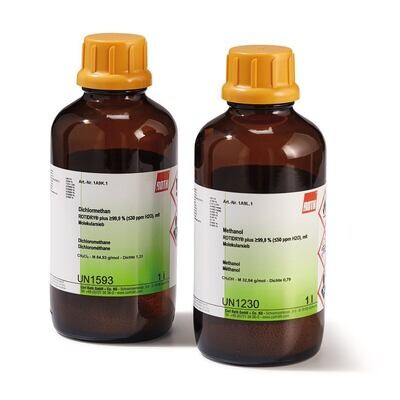 Methanol, ROTIDRY®, plus min. 99.8% (max. 50 ppm H2O), 1 l, glass packaging