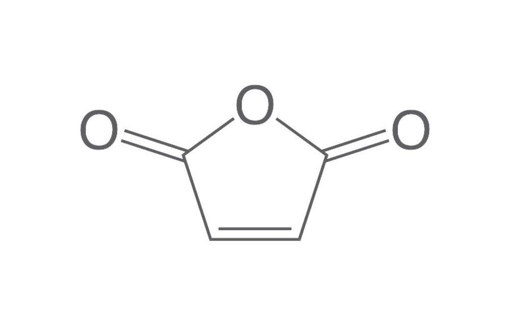 Maleic anhydride, min 99.5%, for synthesis, 1 kg, glass packaging