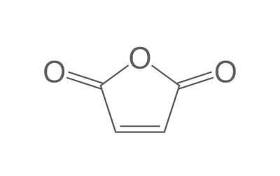 Maleic anhydride, min 99.5%, for synthesis, 1 kg, glass packaging