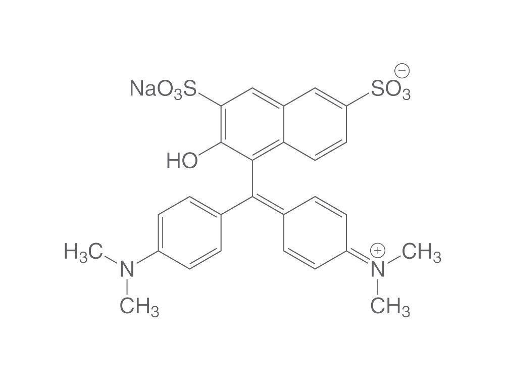 Lisamina verde B (CI 44090), pa, 5 g, envase de vidrio