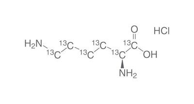 L-Lysine 13C6 Hydrochloride, min. 98% 13C, 100 mg, glass packaging