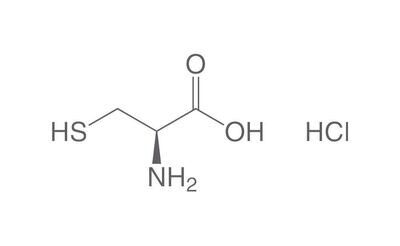 Chlorhydrate de L-cystéine, min 98%, pa, anhydre, 50 g, emballage plastique.