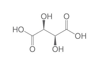 L(+)-Weinsäure, min. 99,5 %, Ph.Eur., 500 g, kunststoffverpackung.