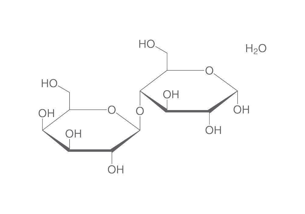 Lactose monohydrate, Ph.Eur., for biochemistry, 10 kg, plastic packaging.